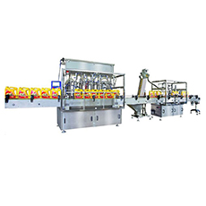 全自動(dòng)容積式灌裝、理蓋/送蓋/上蓋、旋蓋流水線