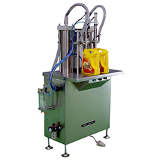 半自動(dòng)容積雙頭式灌裝機(jī)（適用于1－4L，0.5－1L小桶）